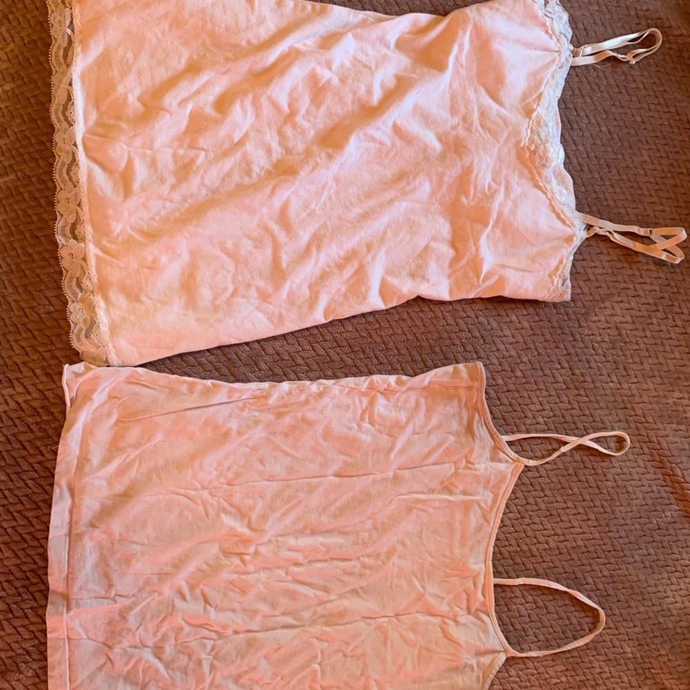 White spaghetti strap shirt